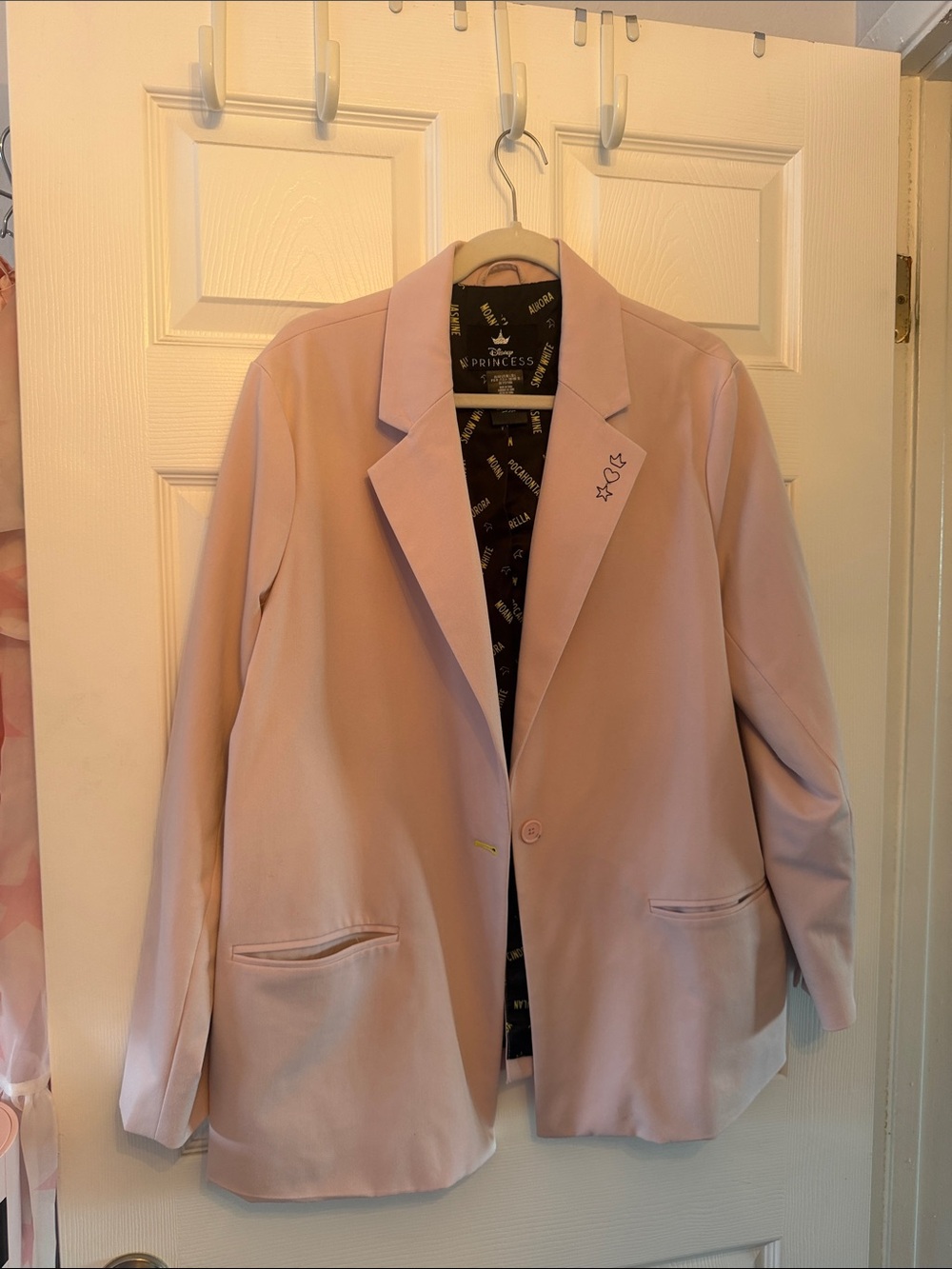 Disney women’s Pink Blazer Jacket